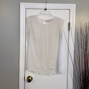 French Connection size medium white dress blouse